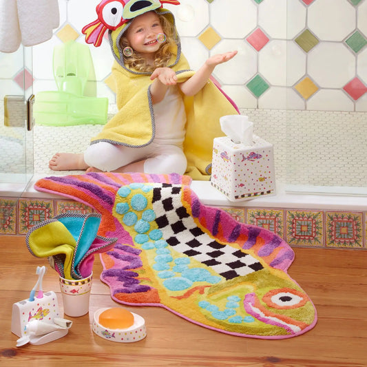 Creative Bathroom Shaped Imitation Cashmere Carpet Home Decoration Absorbent Non-Slip Soft Foot Mat Entrance Door Mat